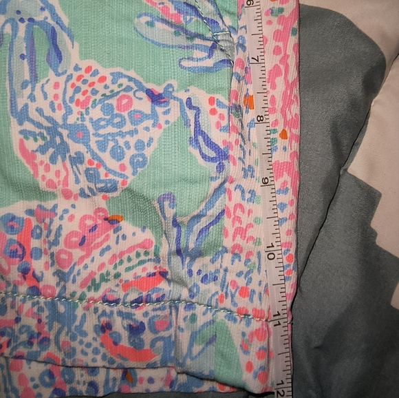 LILLY PULITZER 'Fansea' Minty Fresh Callahan Short Size 0 - Picture 14 of 16